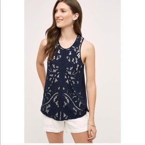 Anthro Akemi + Kin Lace Drapey Tank